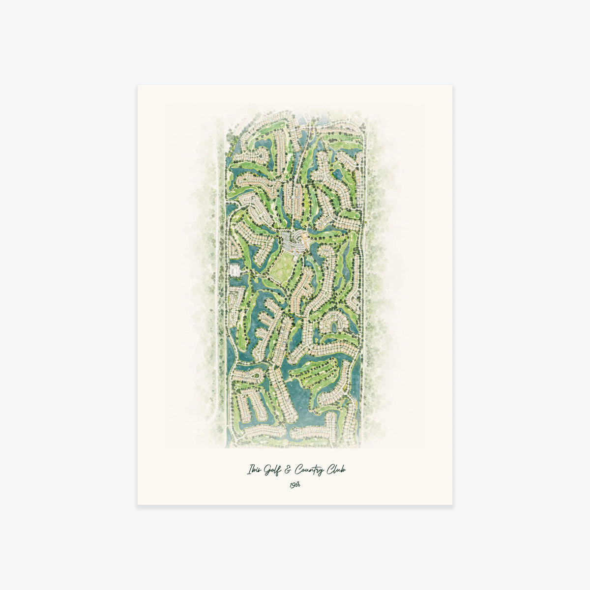 Ibis Golf & Country Club printed artwork