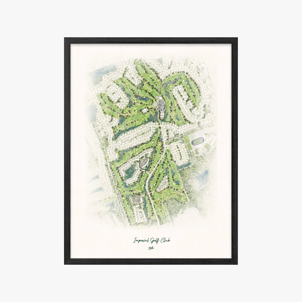 Imperial Golf Club black frame