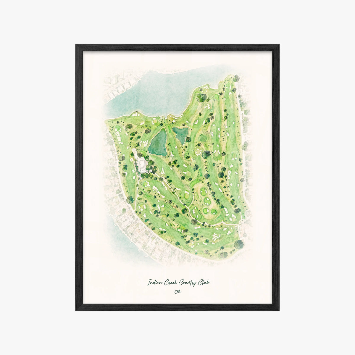 Indian Creek Country Club black frame