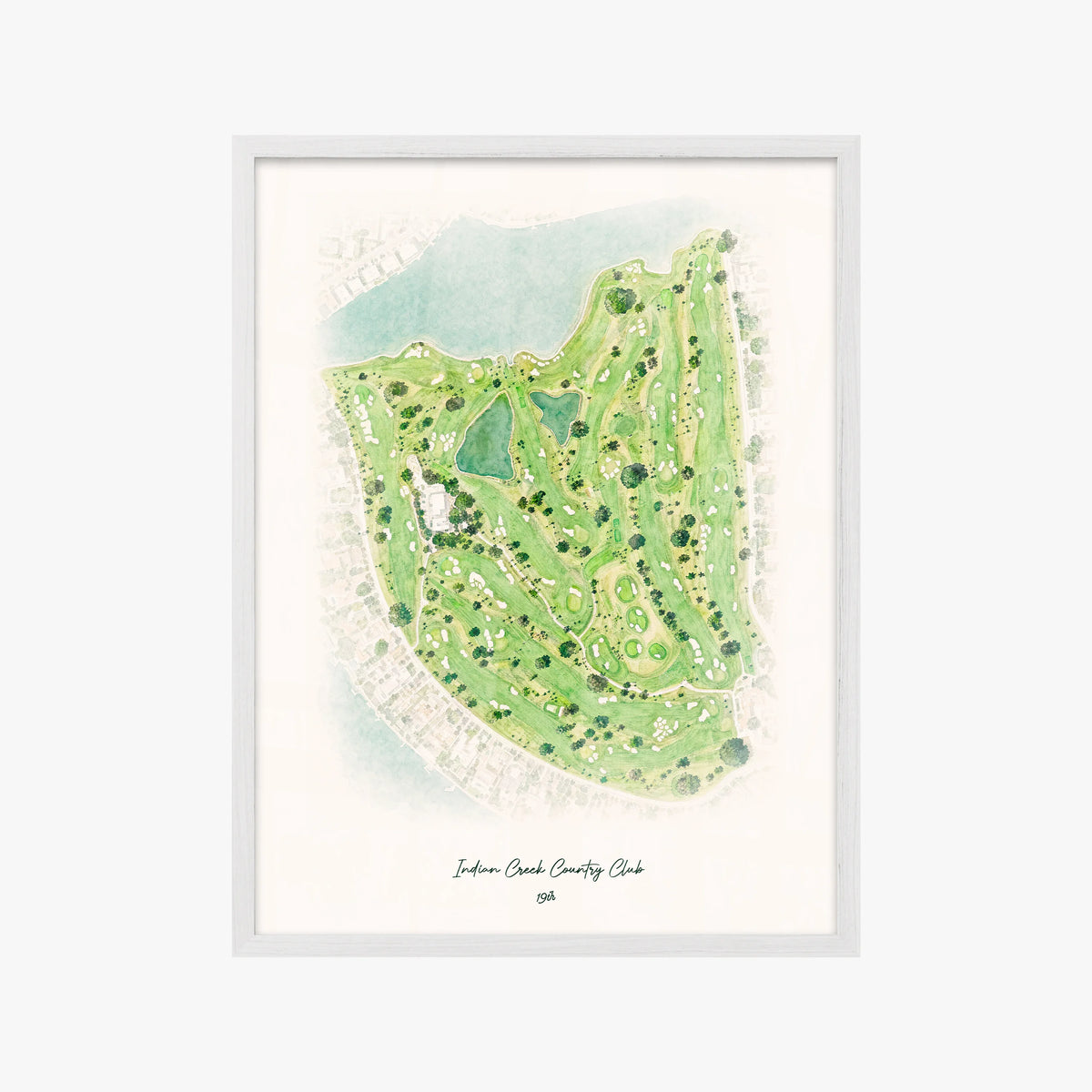 Indian Creek Country Club white frame