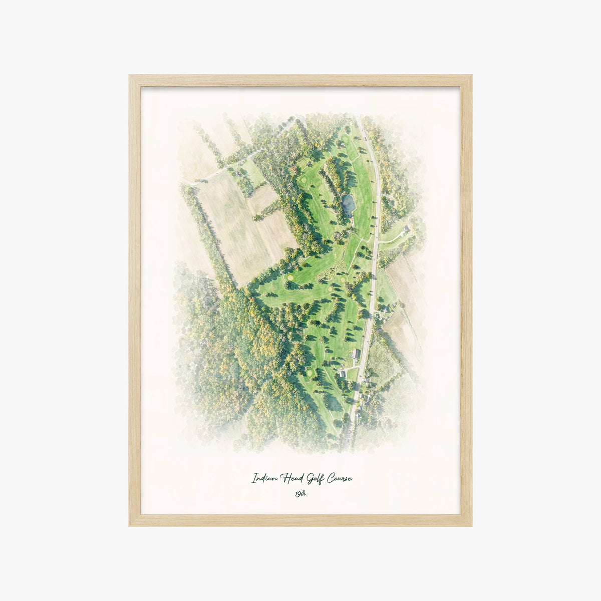 Indian Head Golf Course wood frame