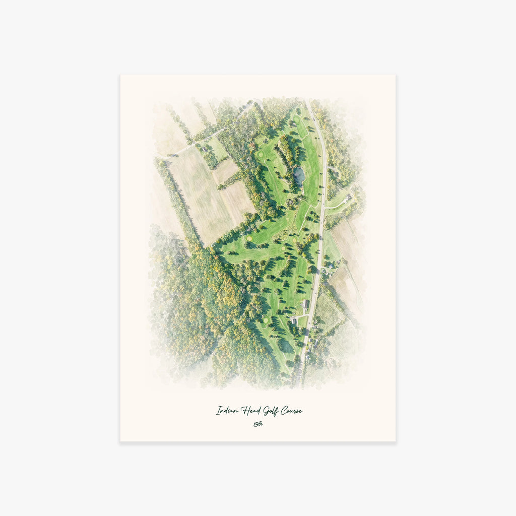 Indian Head Golf Course printed artwork