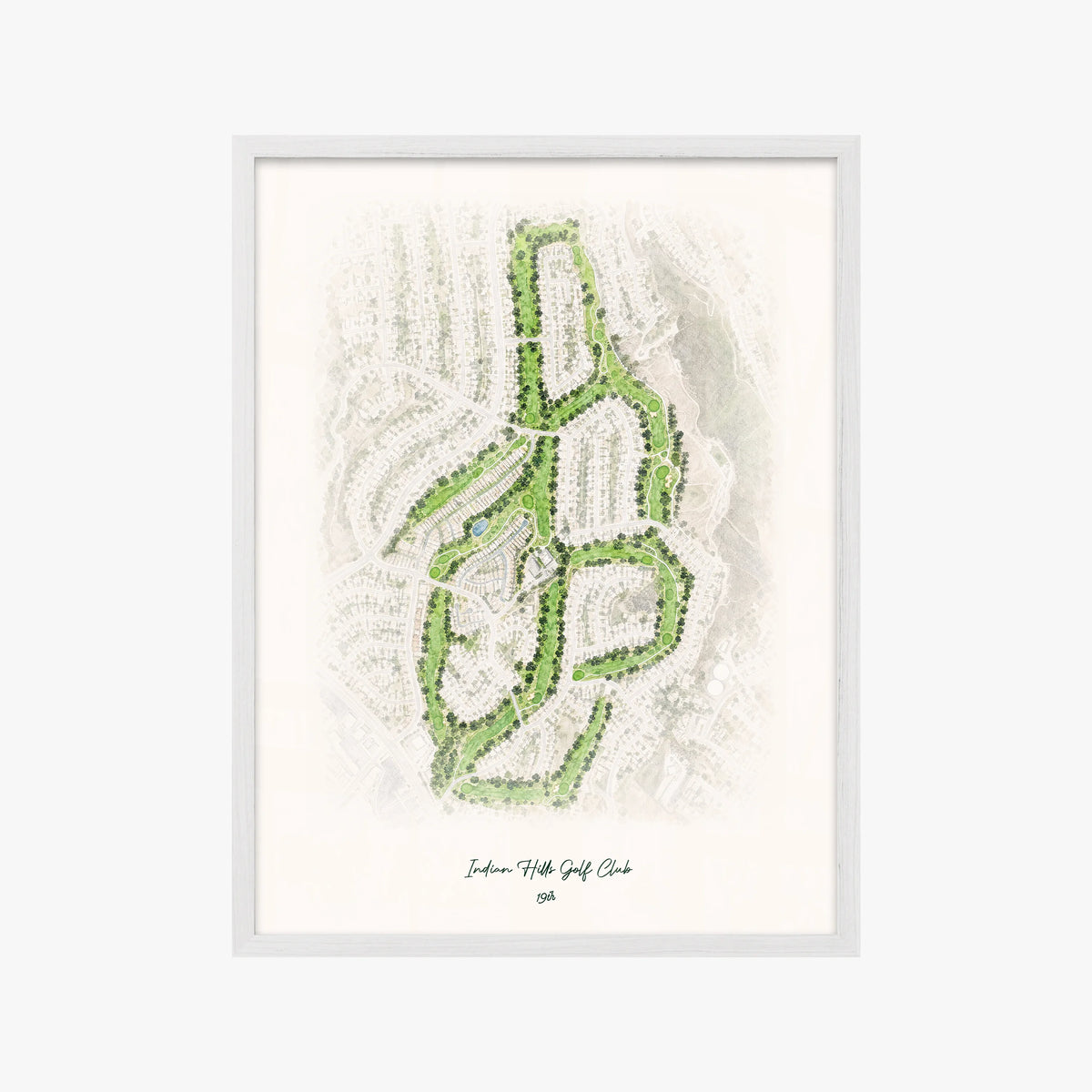 Indian Hills Golf Club white frame