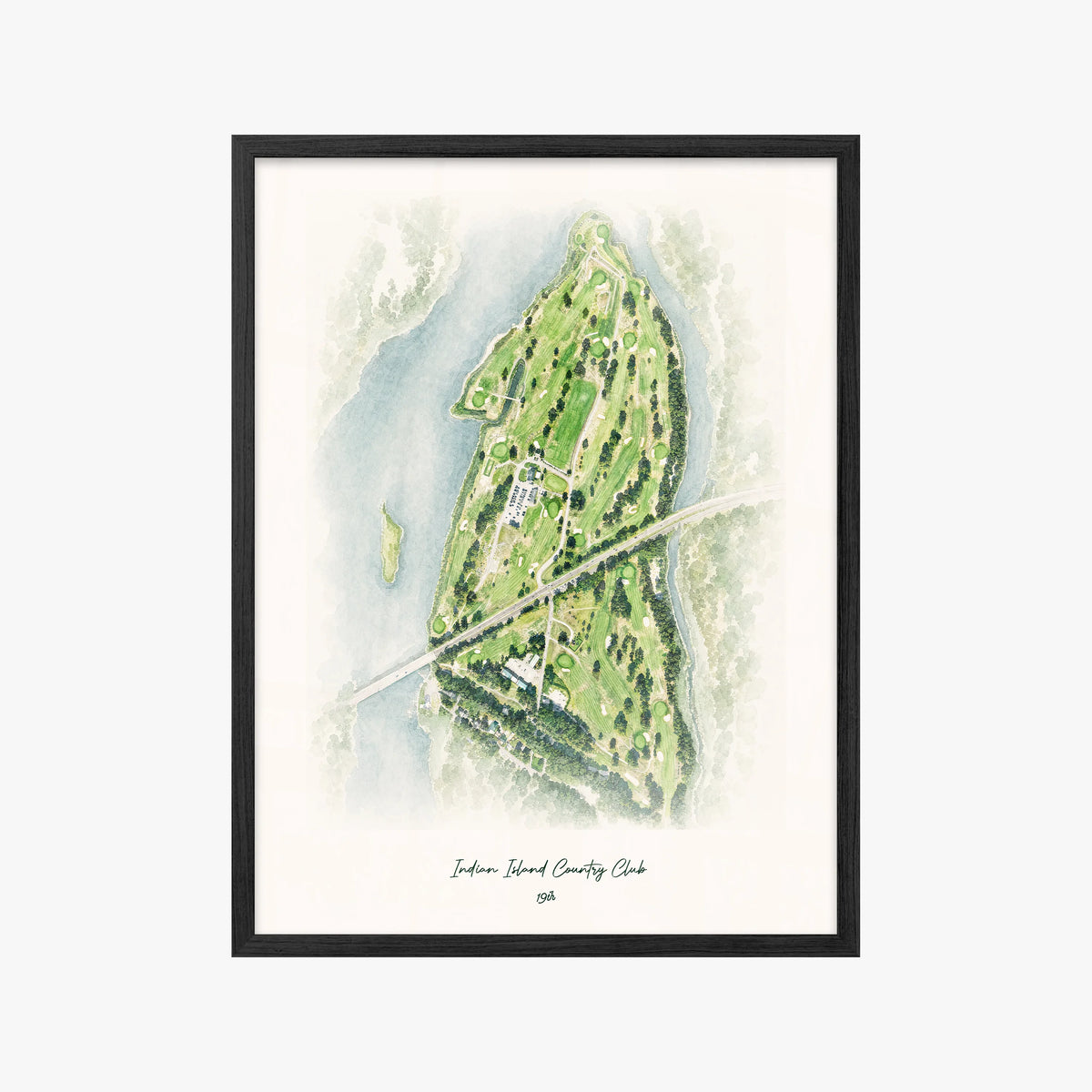 Indian Island Country Club black frame