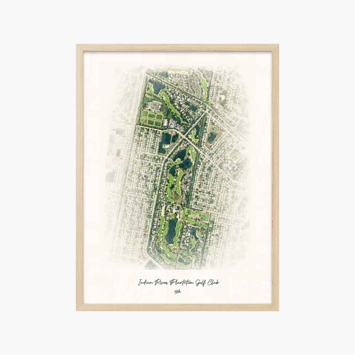 Indian River Plantation Golf Club wood frame