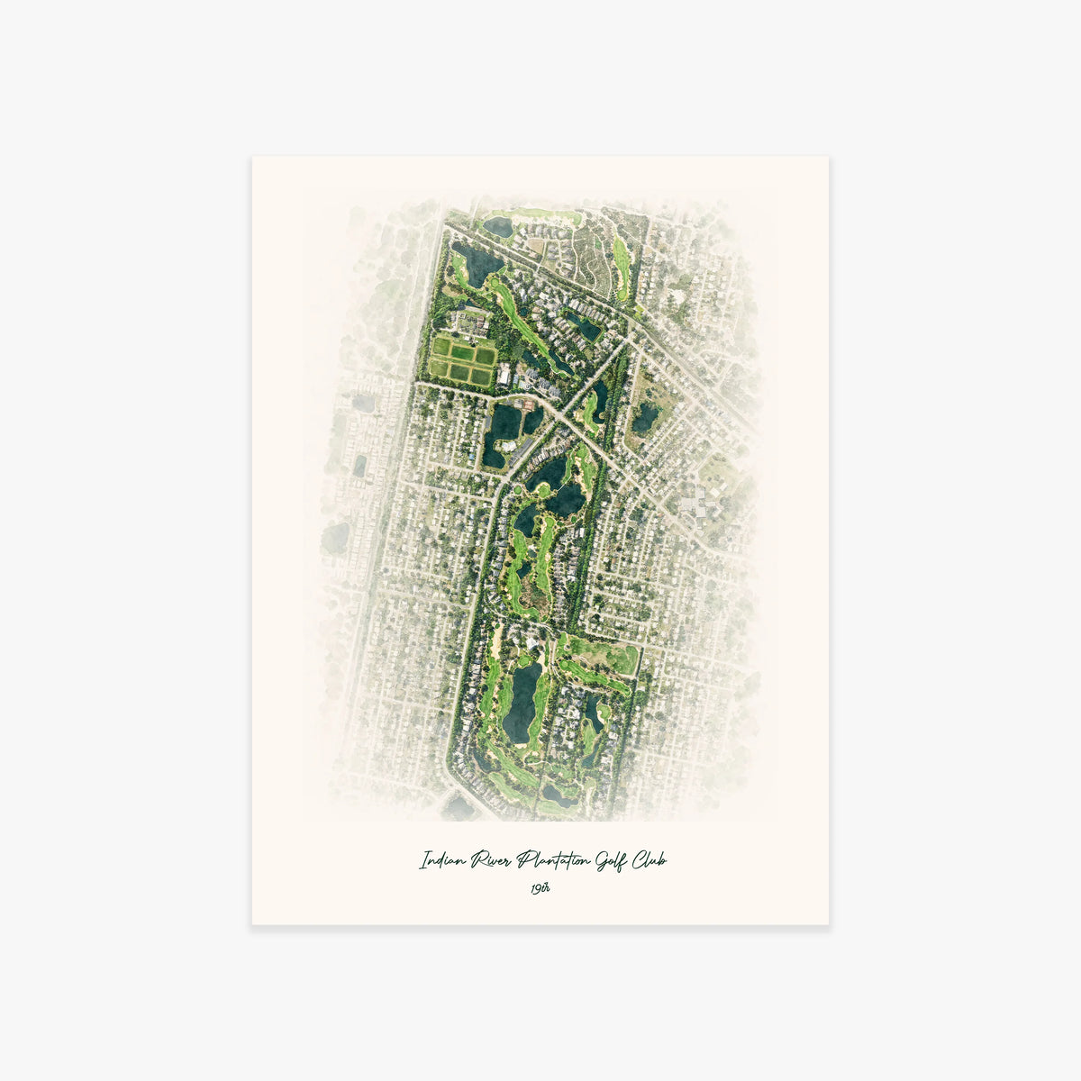 Indian River Plantation Golf Club printed artwork
