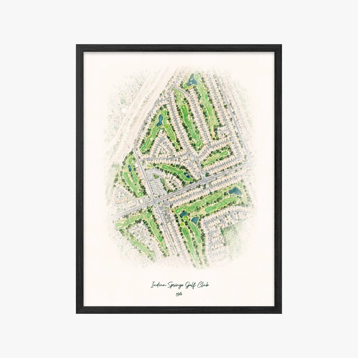 Indian Springs Golf Club black frame