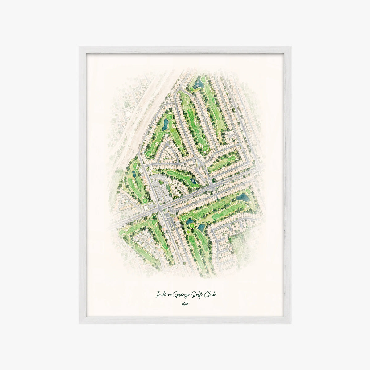 Indian Springs Golf Club white frame