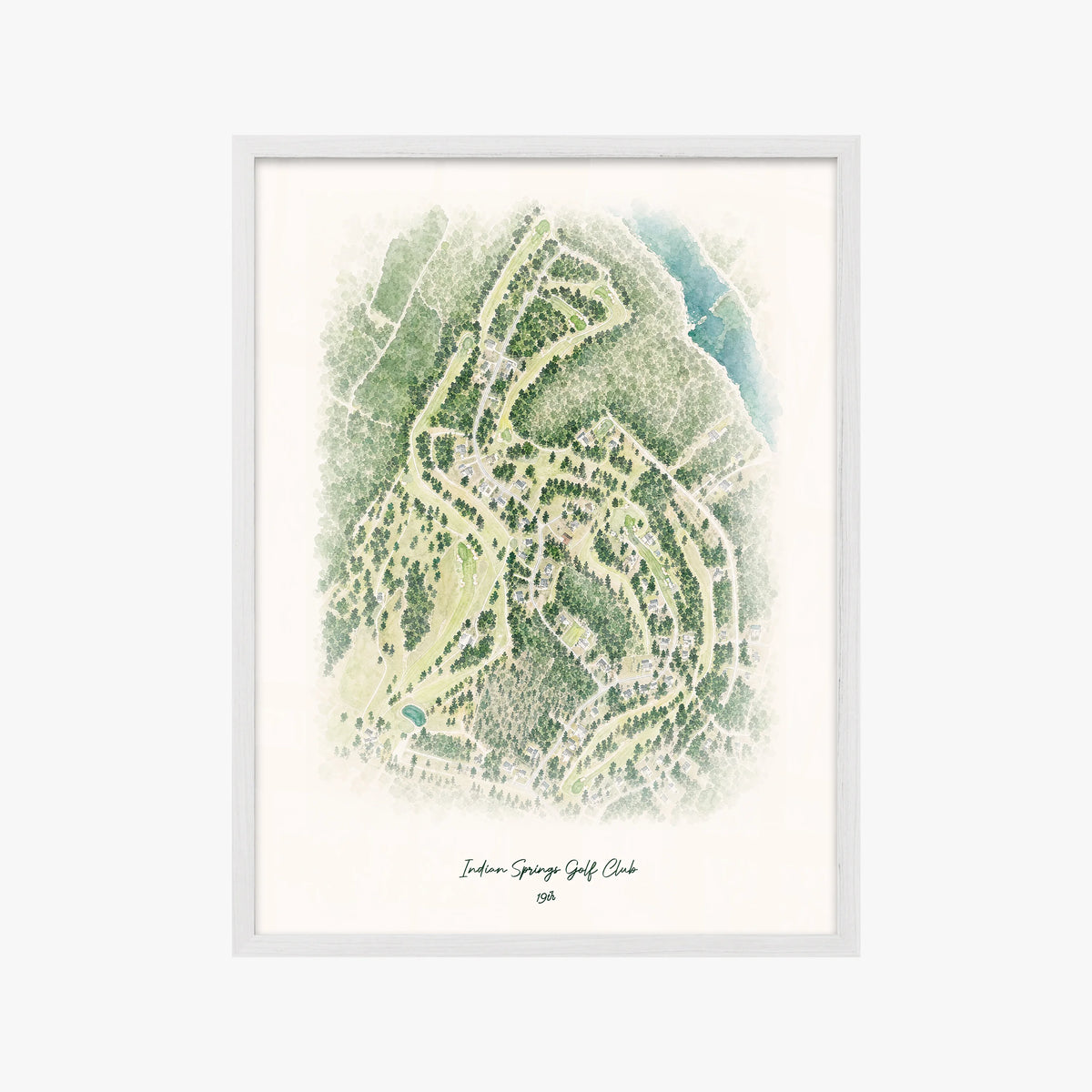 Indian Springs Golf Club white frame