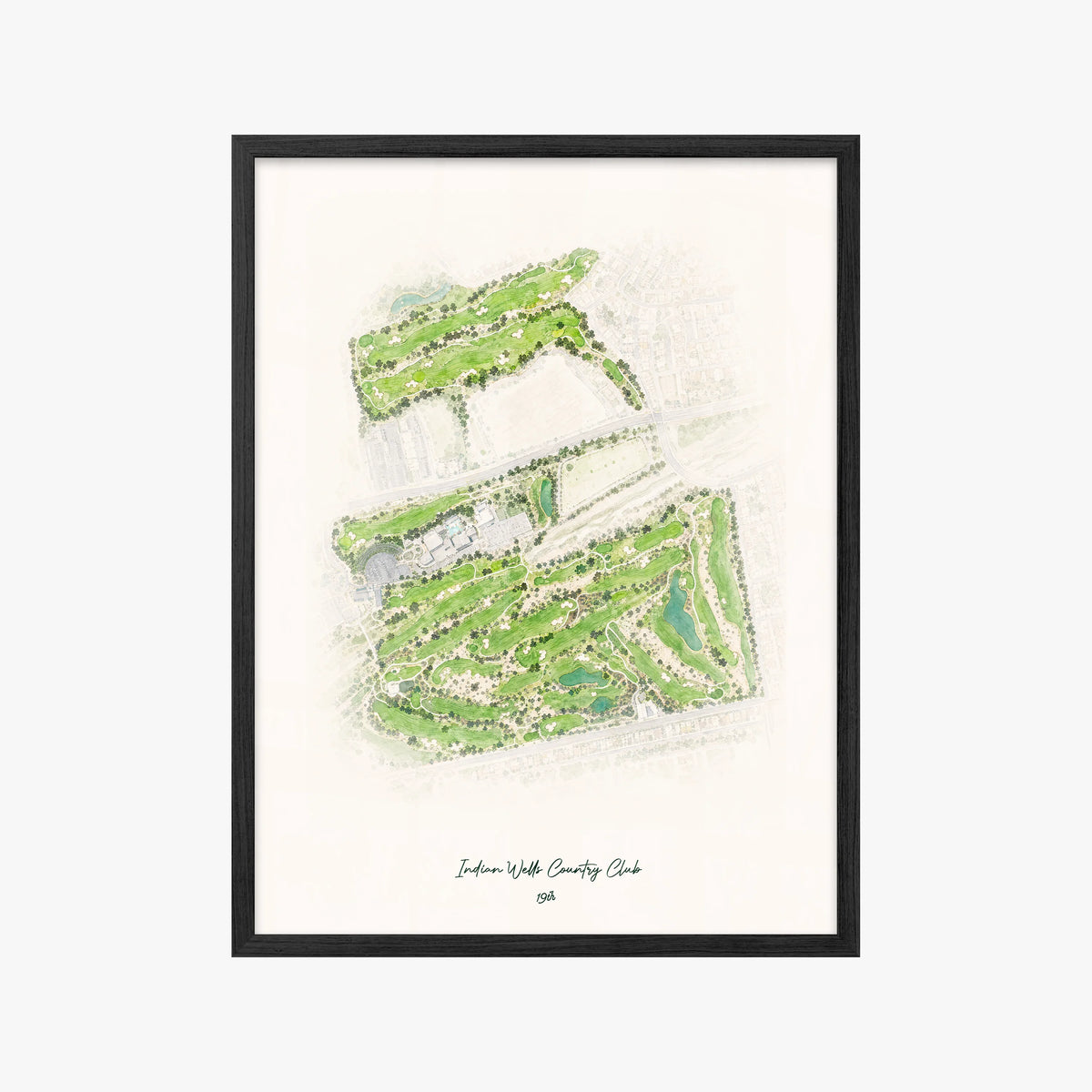 Indian Wells Country Club black frame
