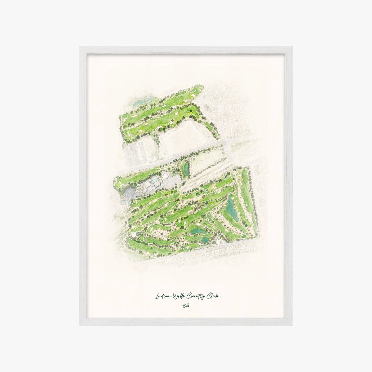 Indian Wells Country Club white frame