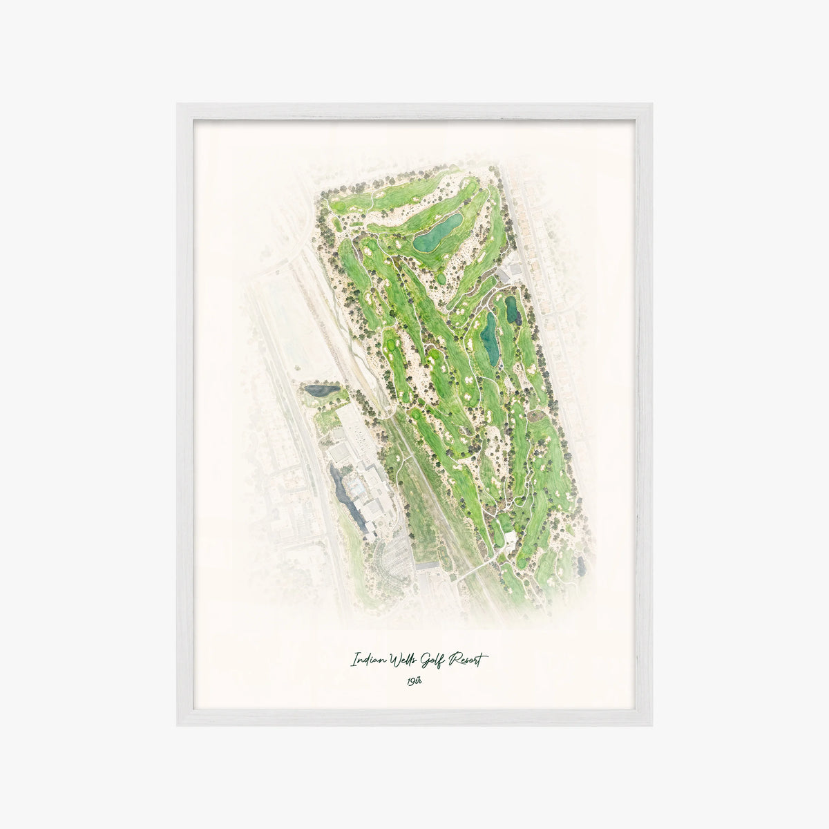 Indian Wells Golf Resort white frame