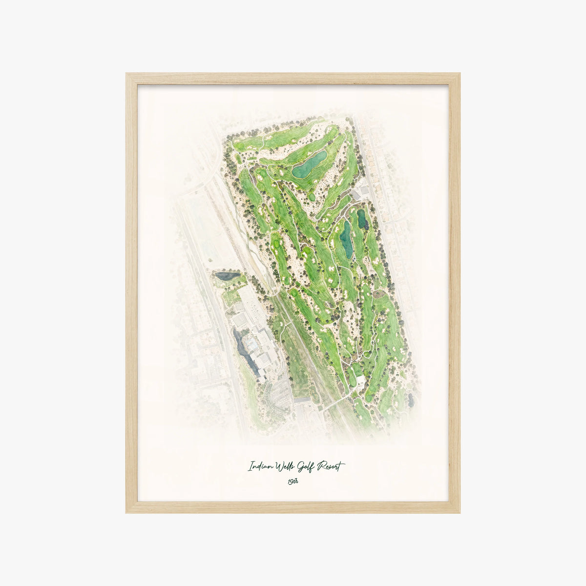 Indian Wells Golf Resort wood frame