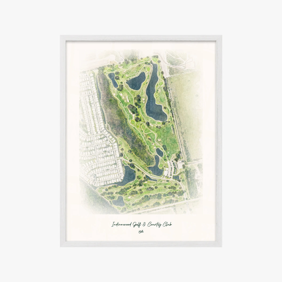Indianwood Golf & Country Club white frame