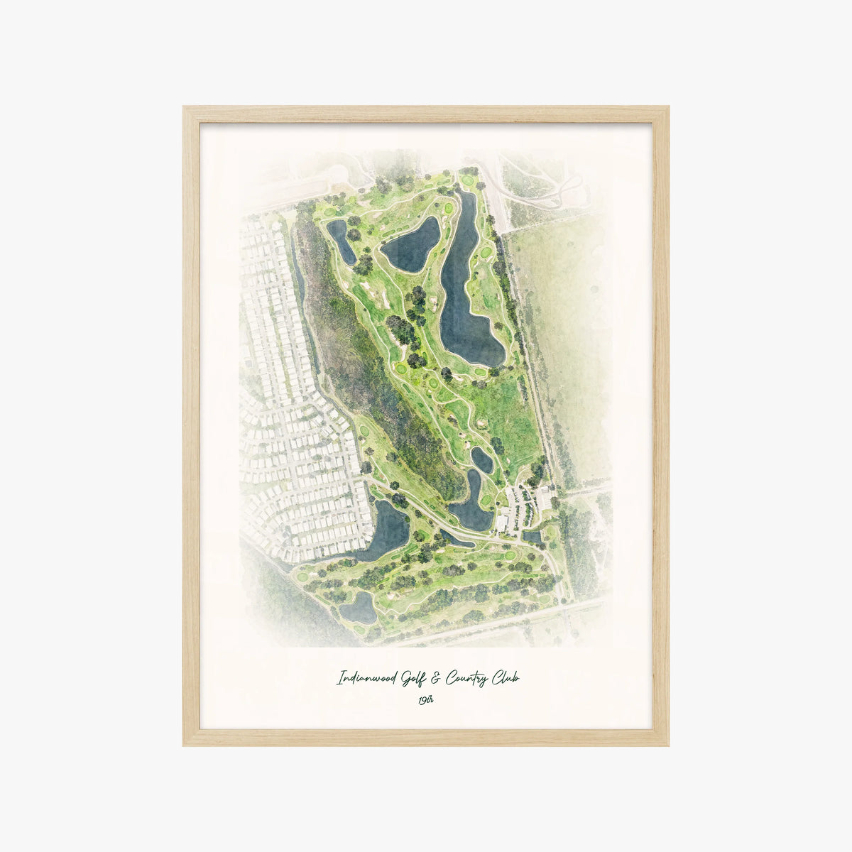 Indianwood Golf & Country Club wood frame