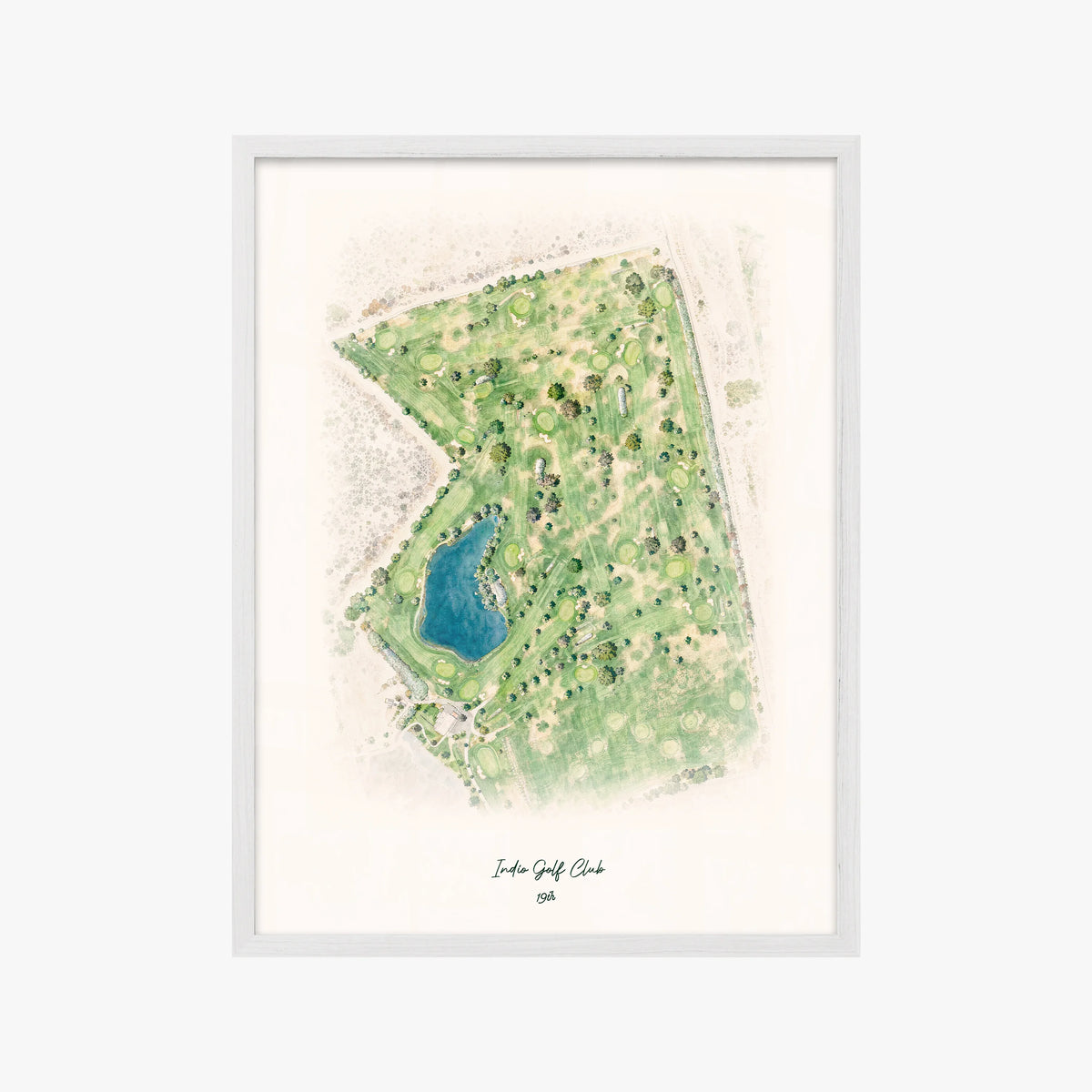 Indio Golf Club white frame