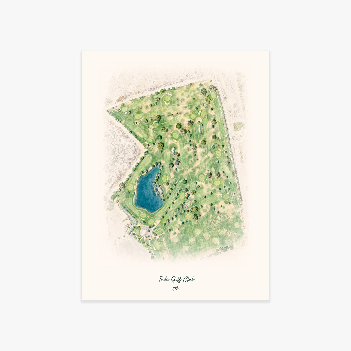 Indio Golf Club printed artwork