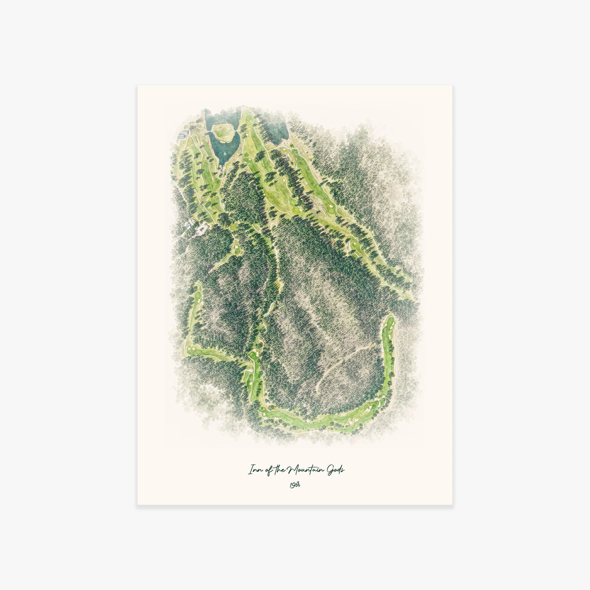Inn of the Mountain Gods printed artwork