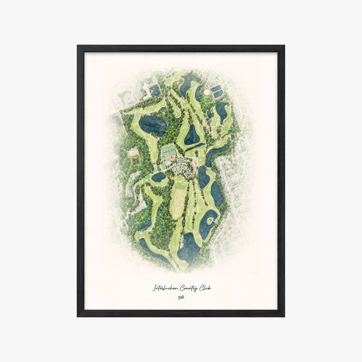 Interlachen Country Club black frame