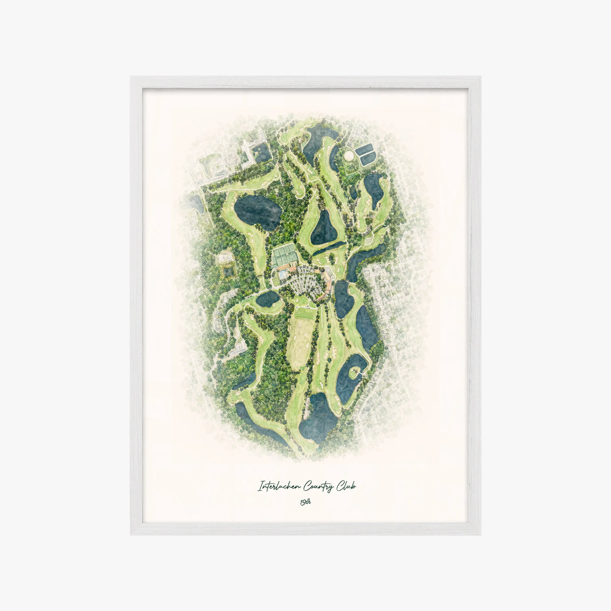 Interlachen Country Club white frame