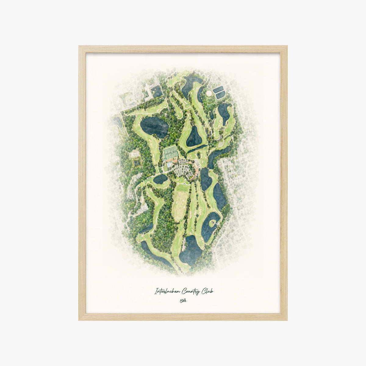 Interlachen Country Club wood frame