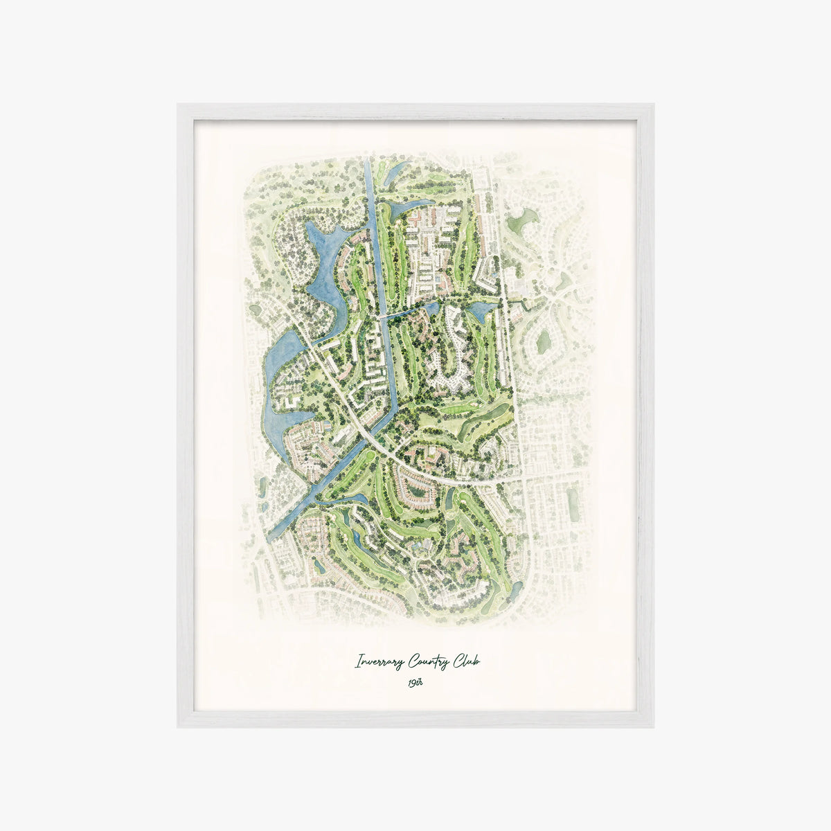 Inverrary Country Club white frame