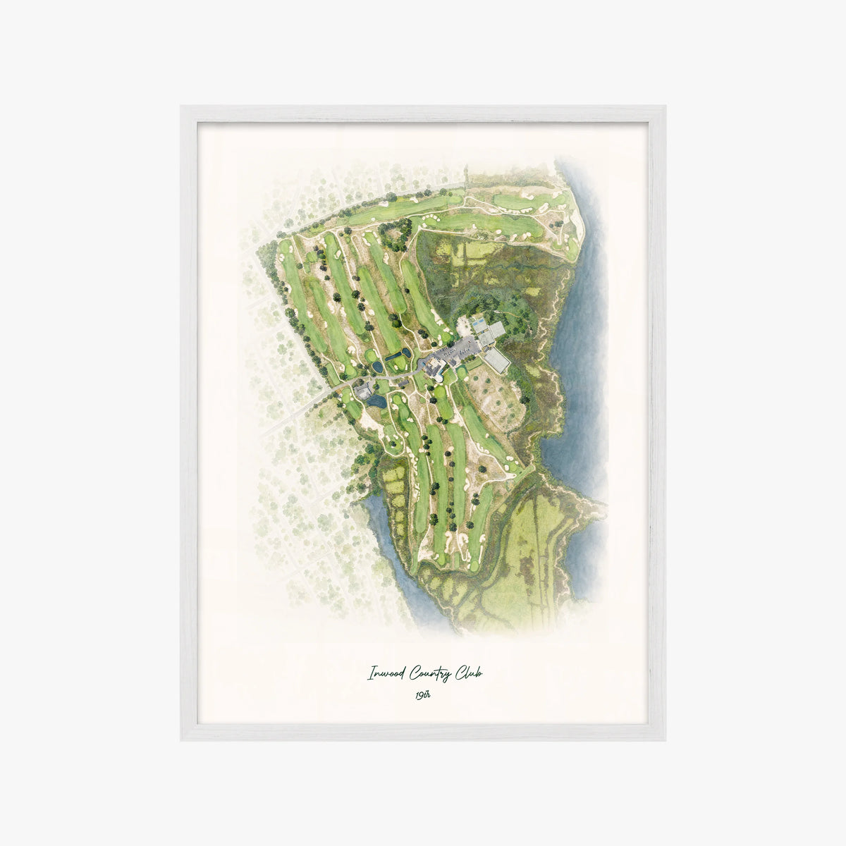 Inwood Country Club white frame