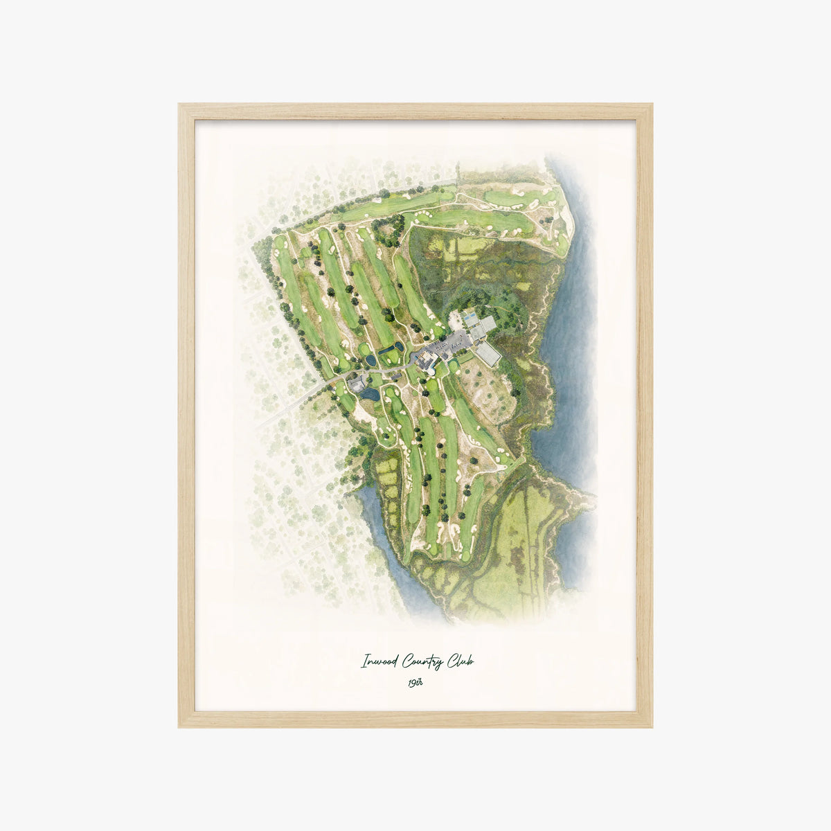 Inwood Country Club wood frame