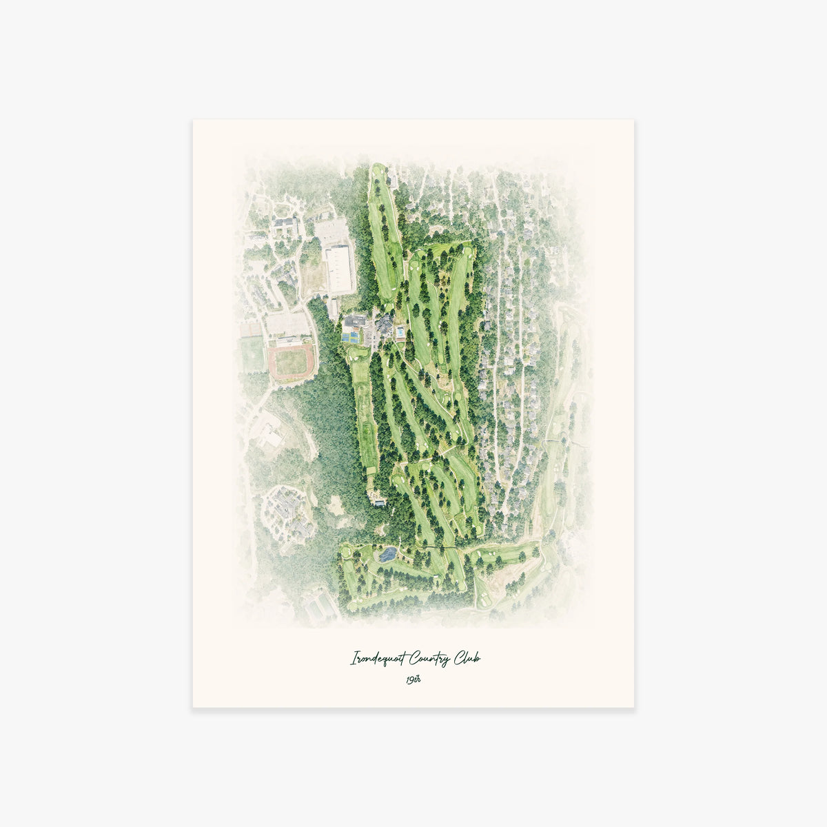 Irondequoit Country Club printed artwork