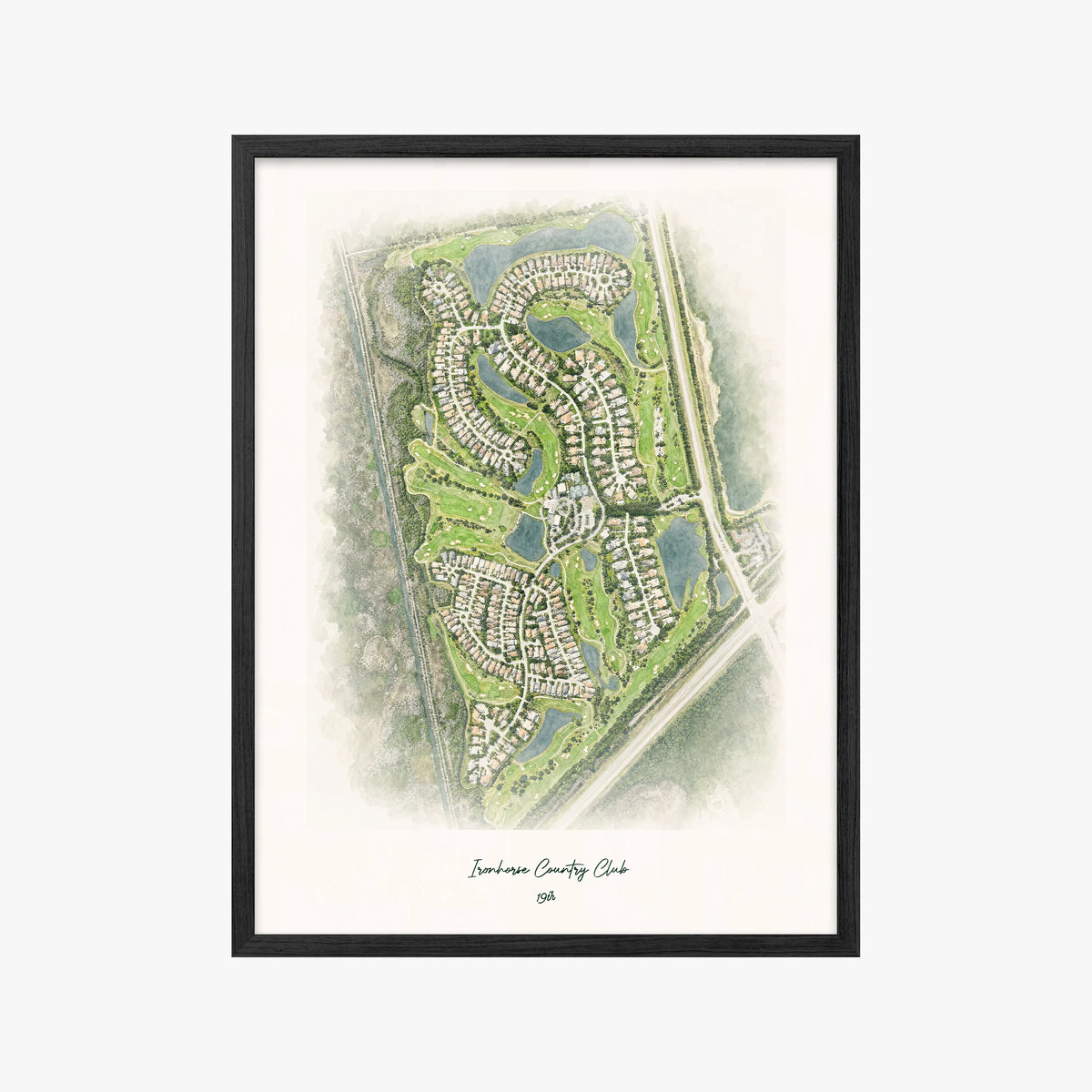 Ironhorse Country Club black frame