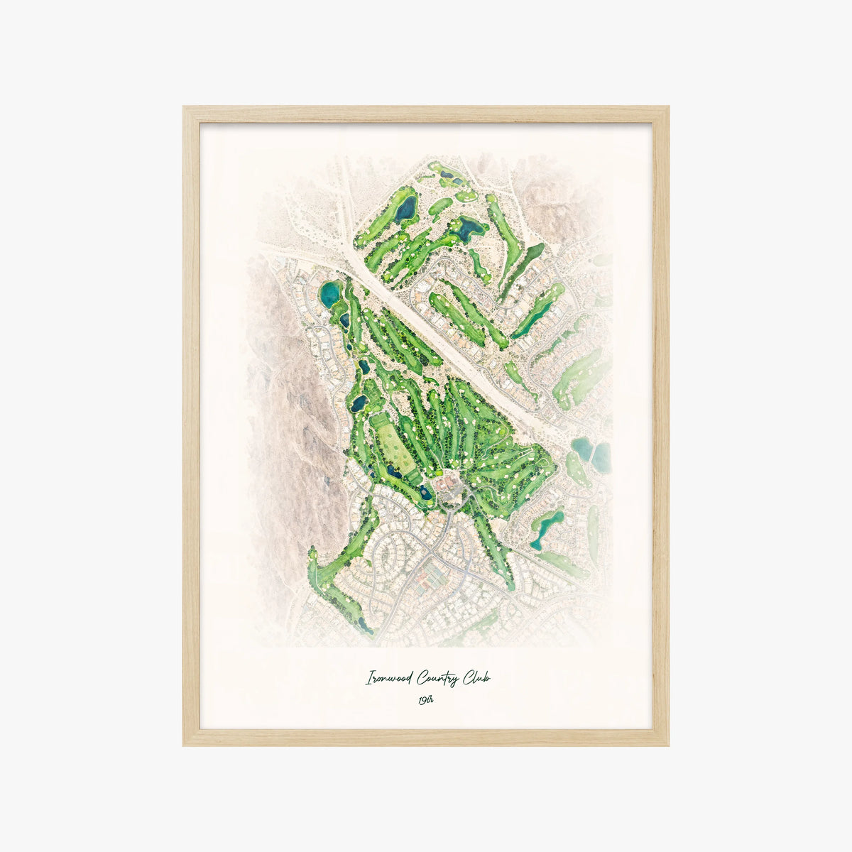 Ironwood Country Club wood frame