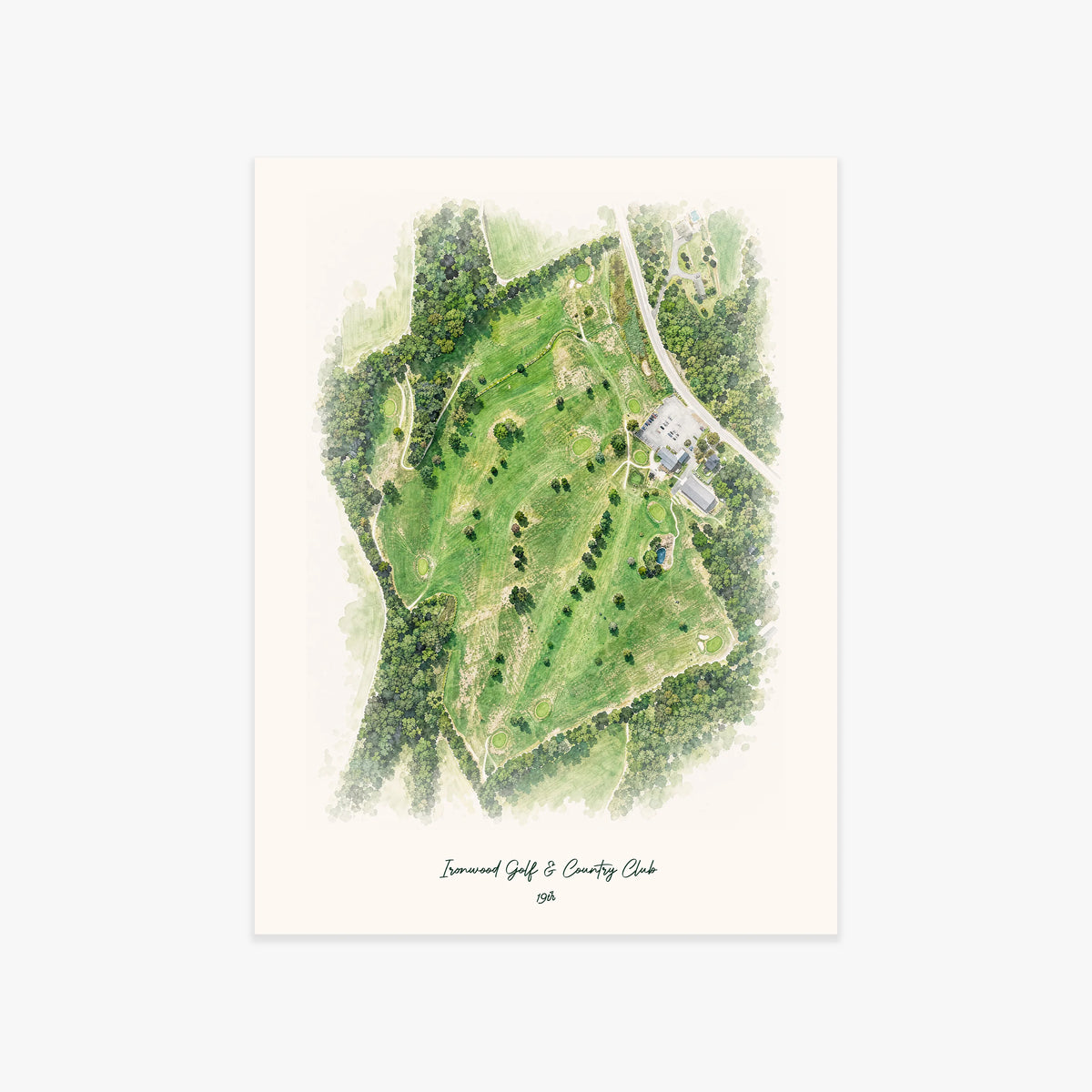 Ironwood Golf & Country Club printed artwork