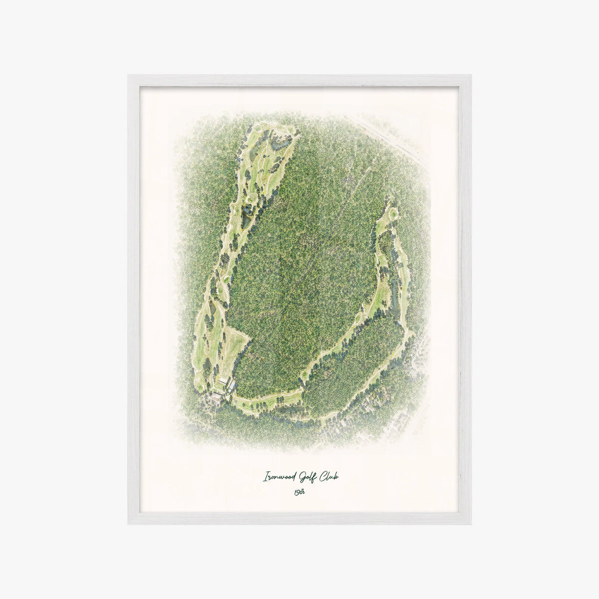 Ironwood Golf Club white frame