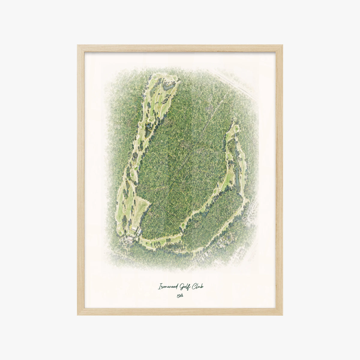 Ironwood Golf Club wood frame