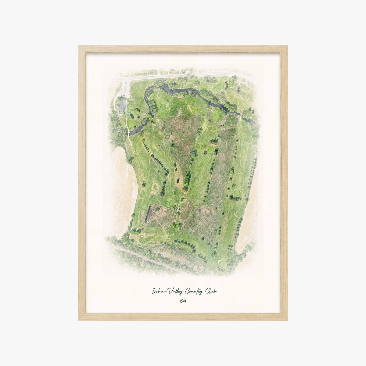 Ischua Valley Country Club wood frame