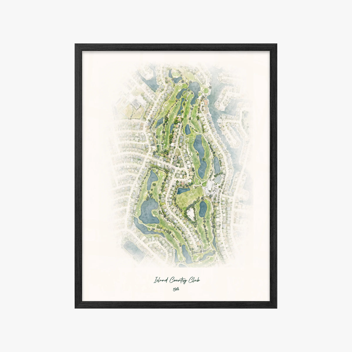 Island Country Club black frame
