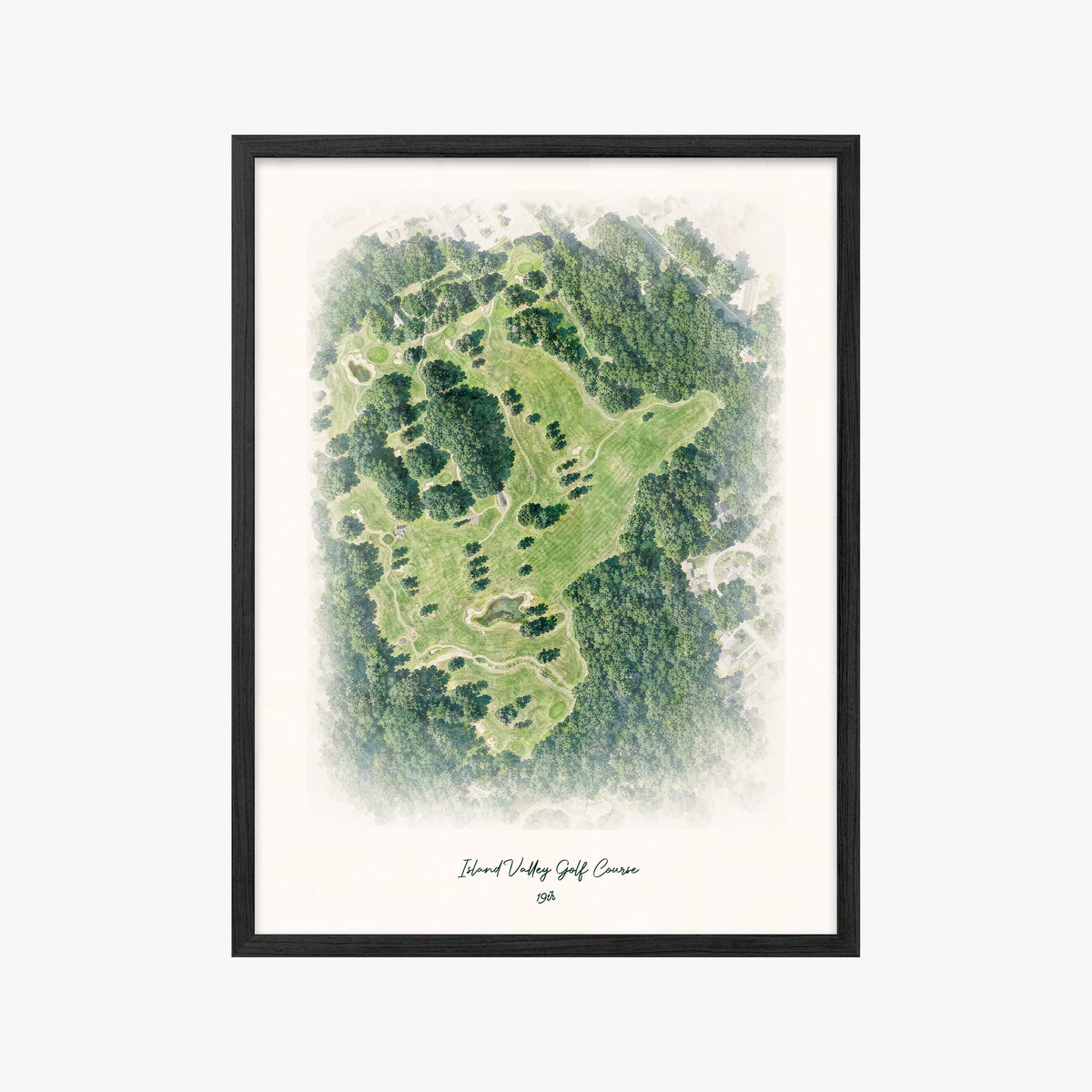 Island Valley Golf Course black frame