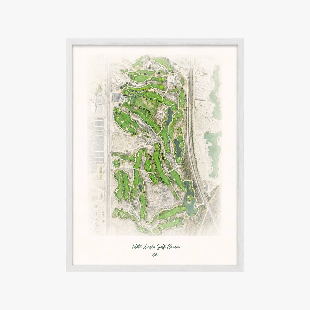 Isleta Eagle Golf Course white frame