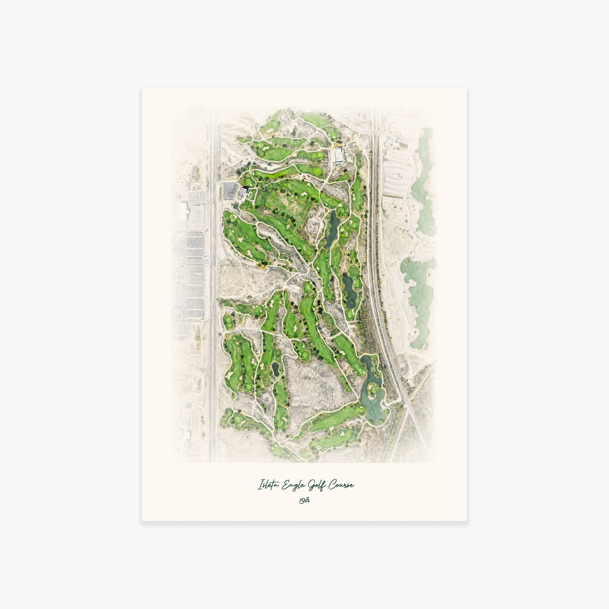 Isleta Eagle Golf Course printed artwork