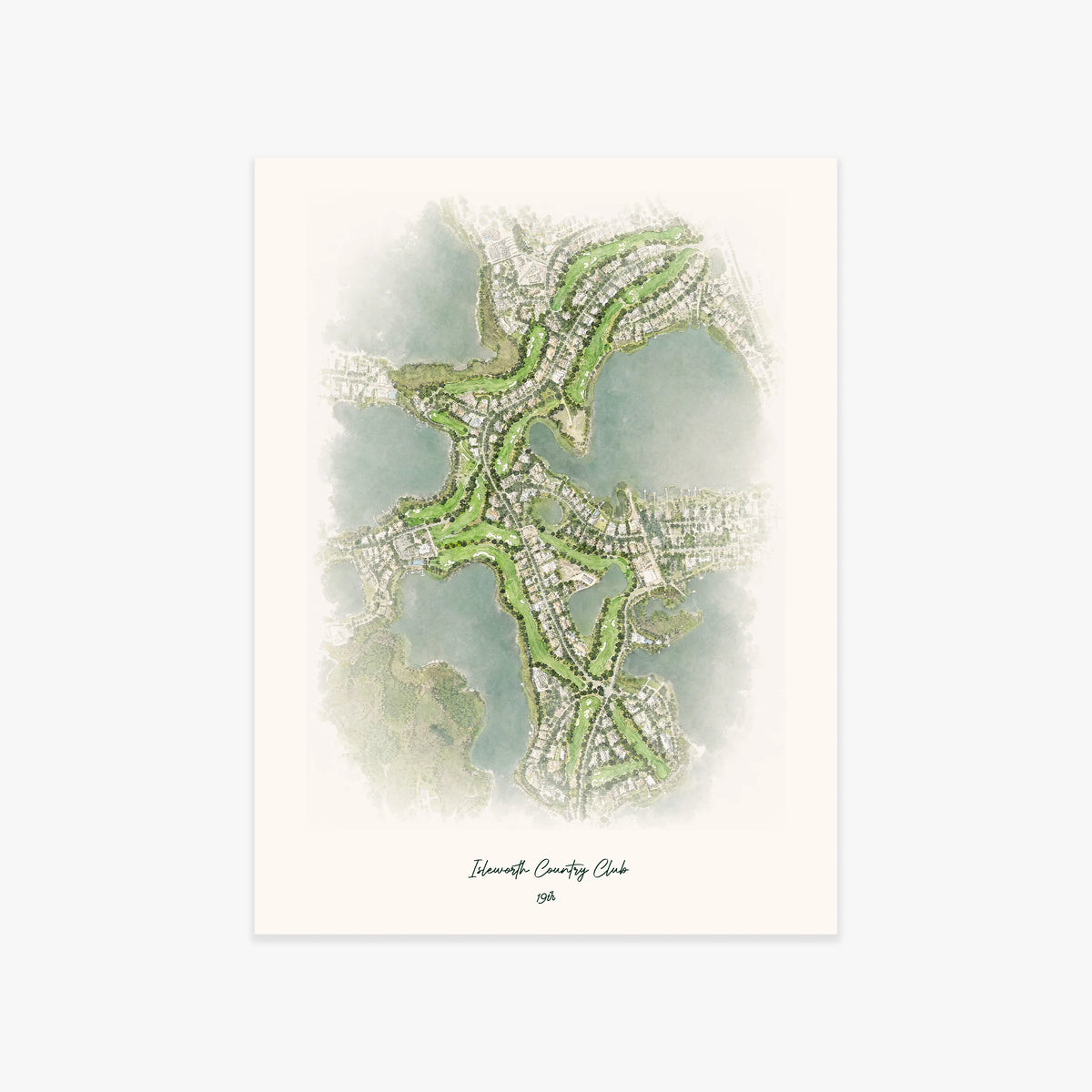 Isleworth Country Club printed artwork
