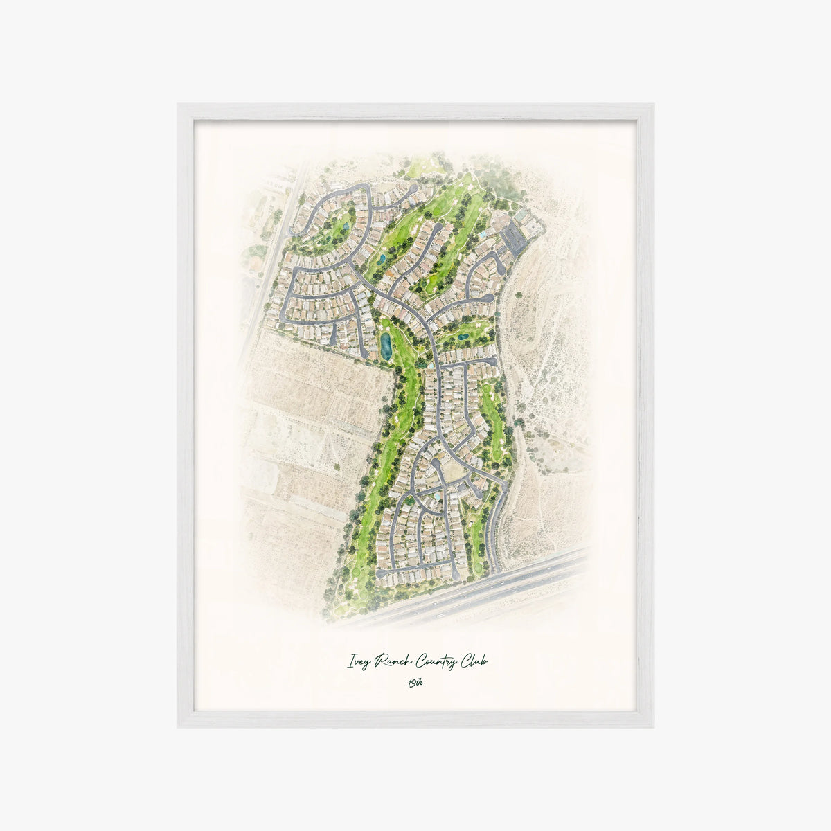 Ivey Ranch Country Club white frame
