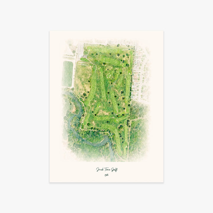Jack Tone Golf printed artwork