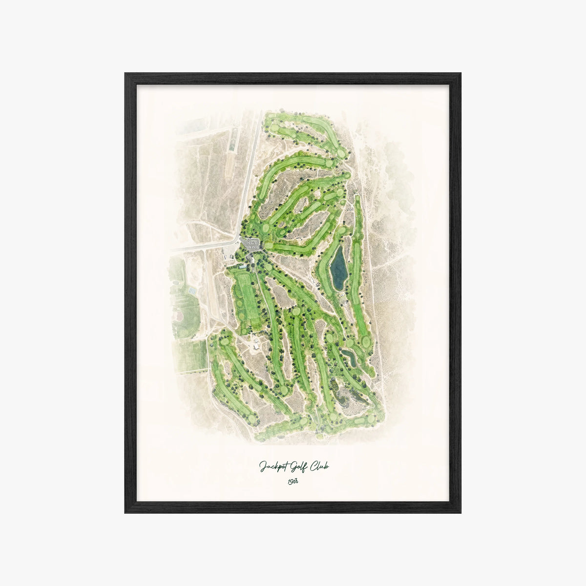 Jackpot Golf Club black frame