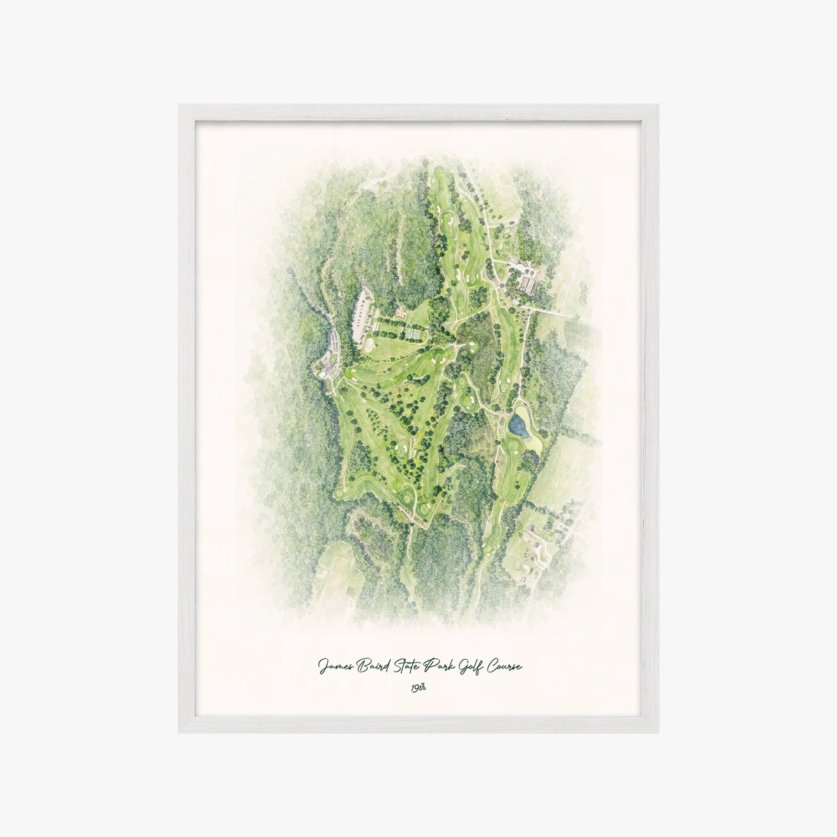 James Baird State Park Golf Course white frame