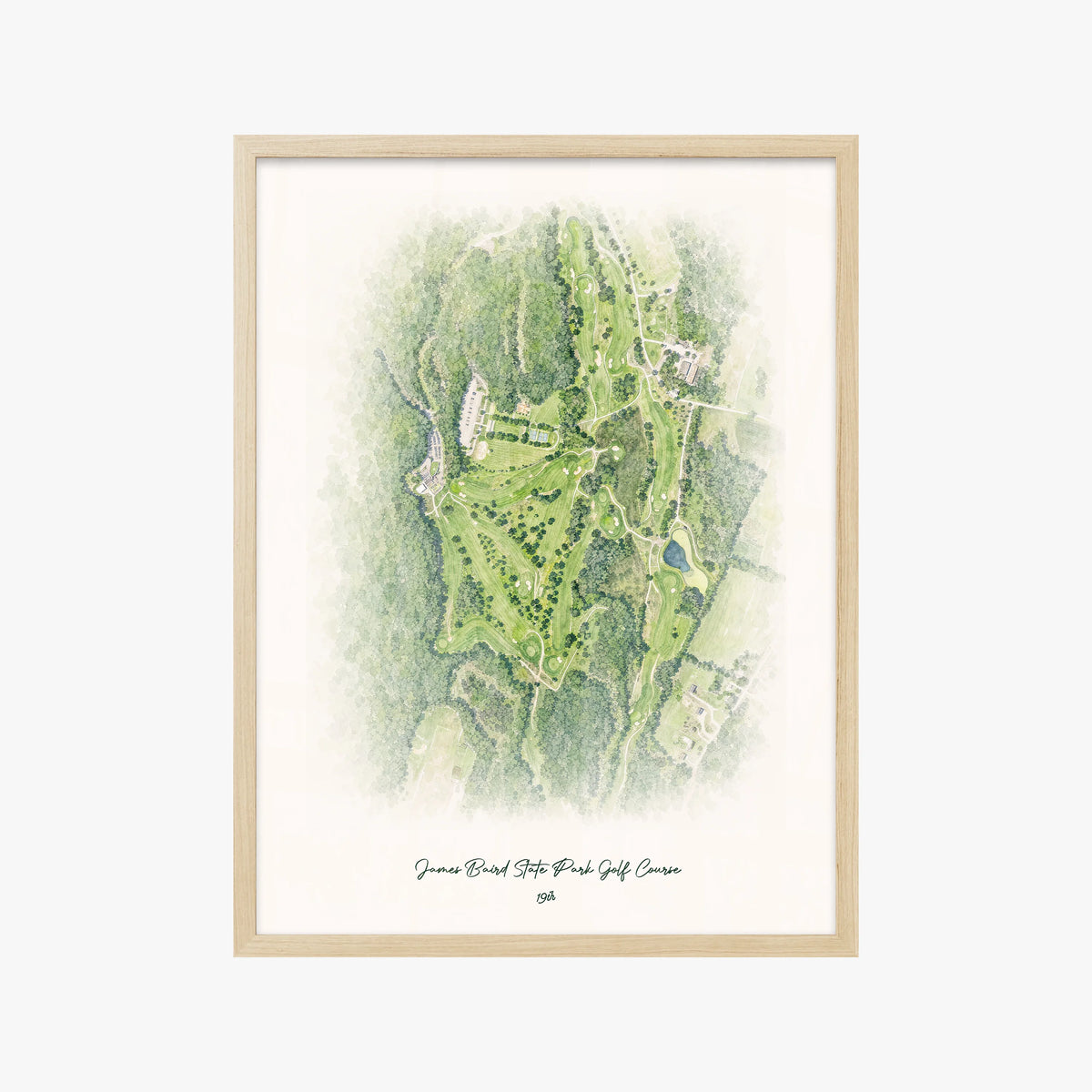 James Baird State Park Golf Course wood frame