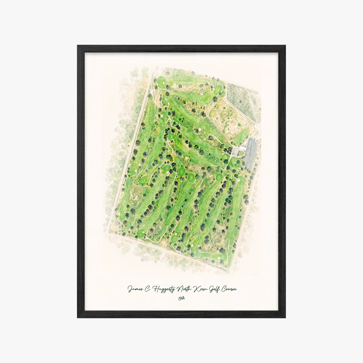 James C. Haggerty North Kern Golf Course black frame