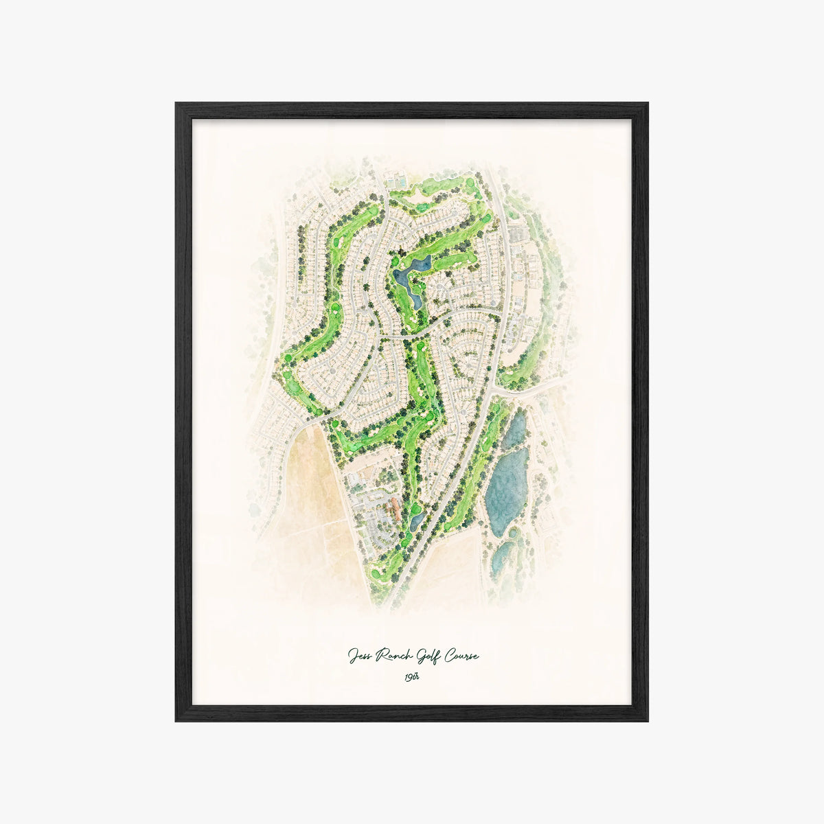 Jess Ranch Golf Course black frame