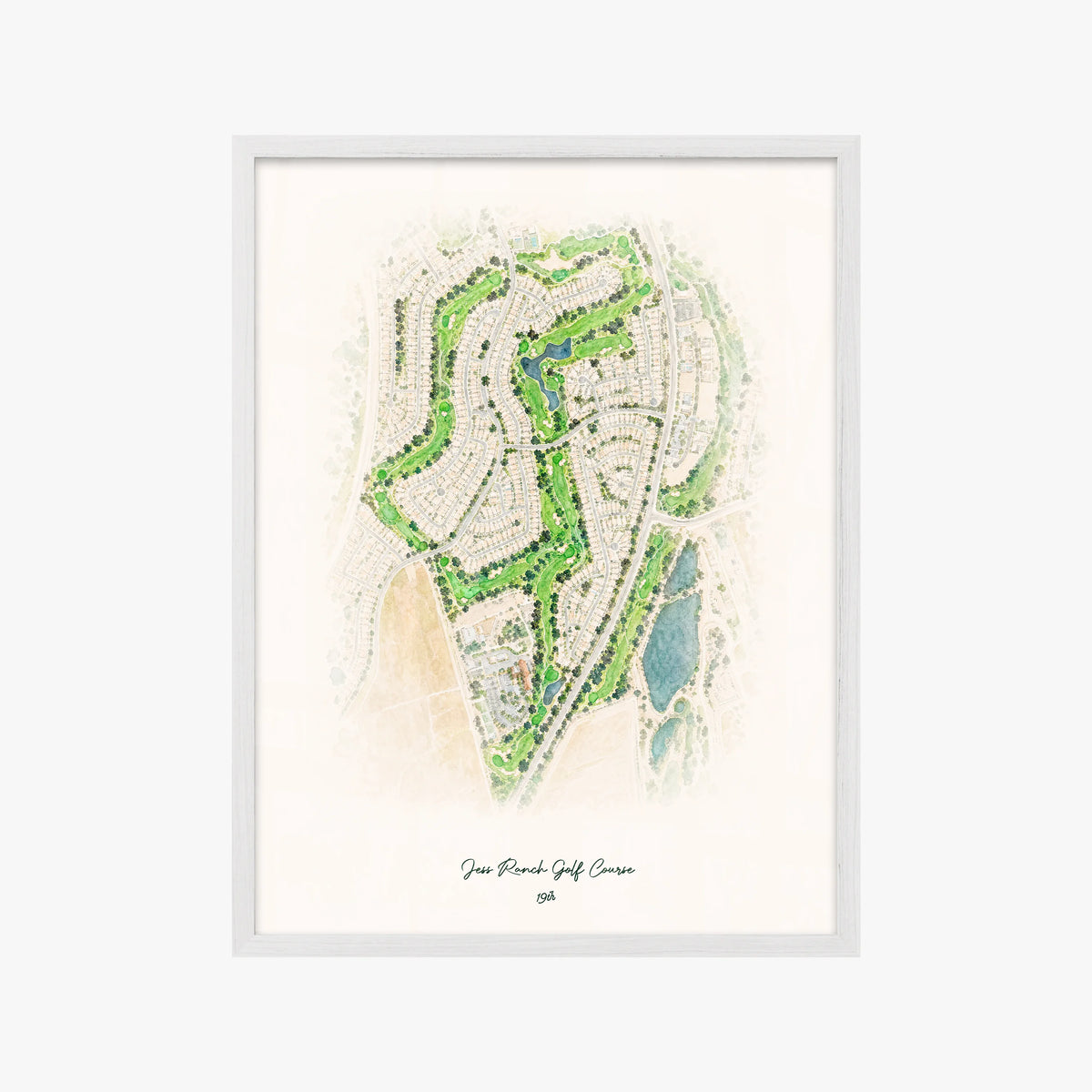 Jess Ranch Golf Course white frame
