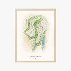 Jess Ranch Golf Course wood frame