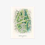 Jupiter Dunes Golf Course printed artwork